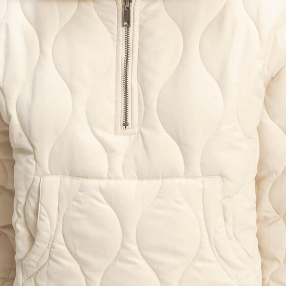 Mia Quilted Half-Zip High Neck Pullover | Women's Fall and Winter Jacket - Picture 5 of 8